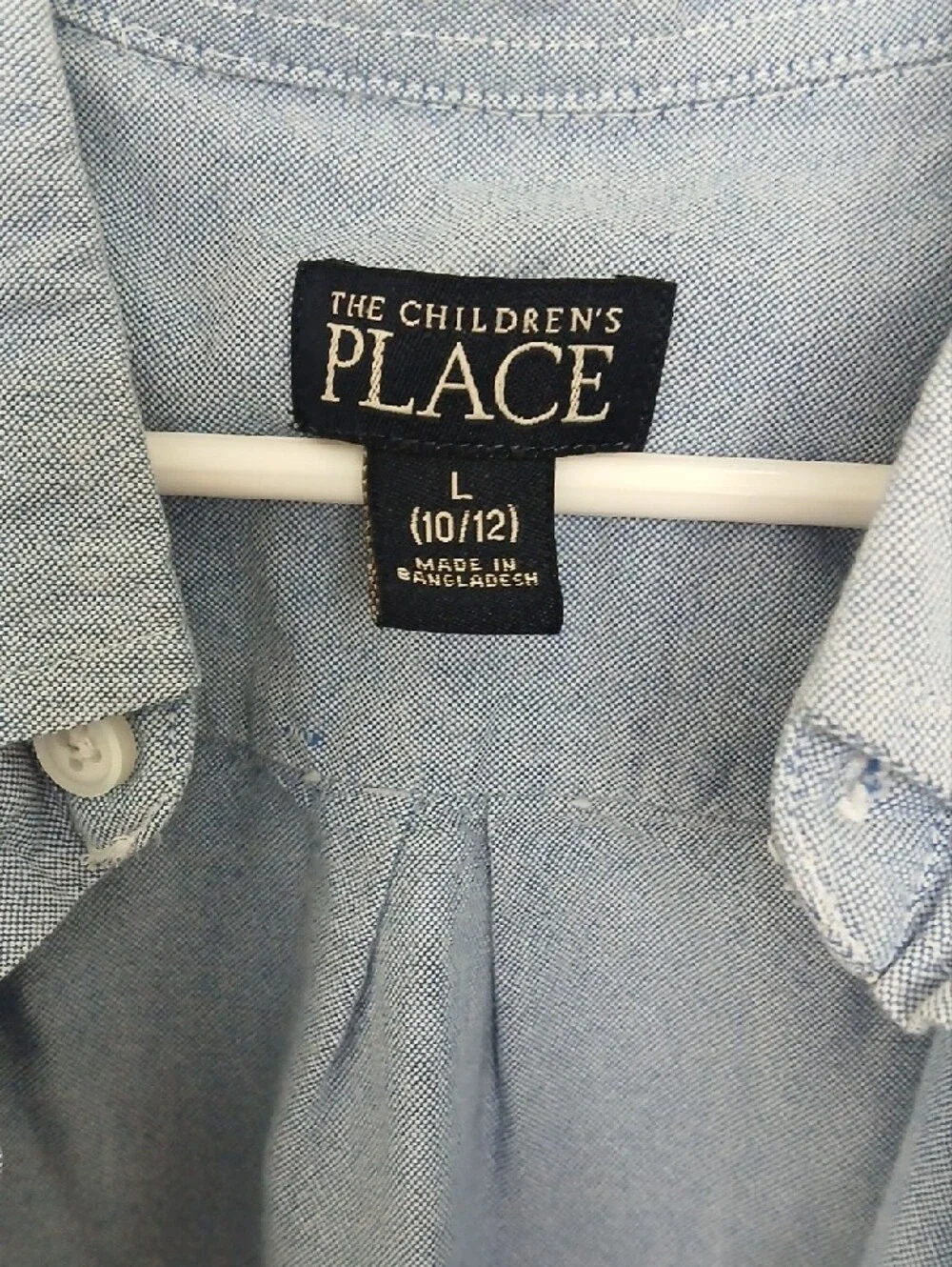 The Children's Place Light Blue Casual Button-Down Shirt for Men
